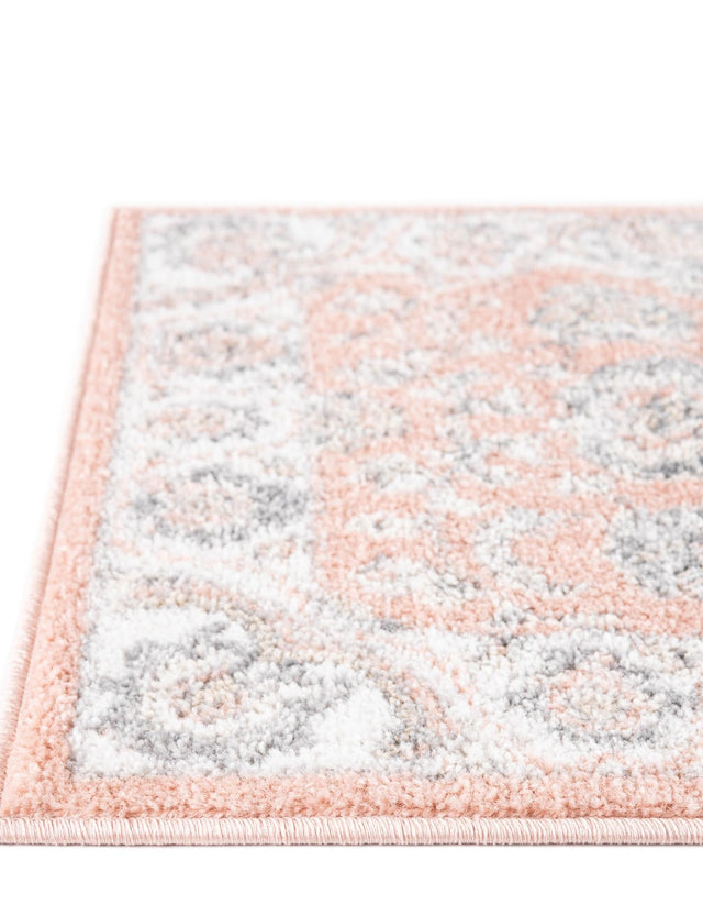 Rose 4' x 4' Aurelia Square Area Rug 100% Polypropylene & Jute Backing Living Dining Room Bedroom Office Traditional Carpet for Sale at Rug Engine