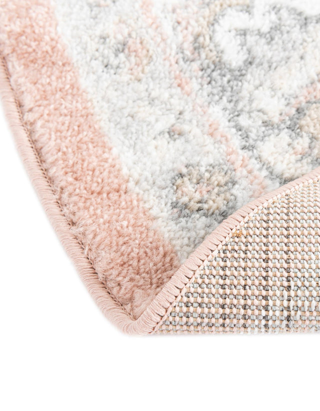 Rose 7' x 7' Aurelia Round Area Rug 100% Polypropylene & Jute Backing Living Dining Room Bedroom Office Traditional Carpet for Sale at Rug Engine