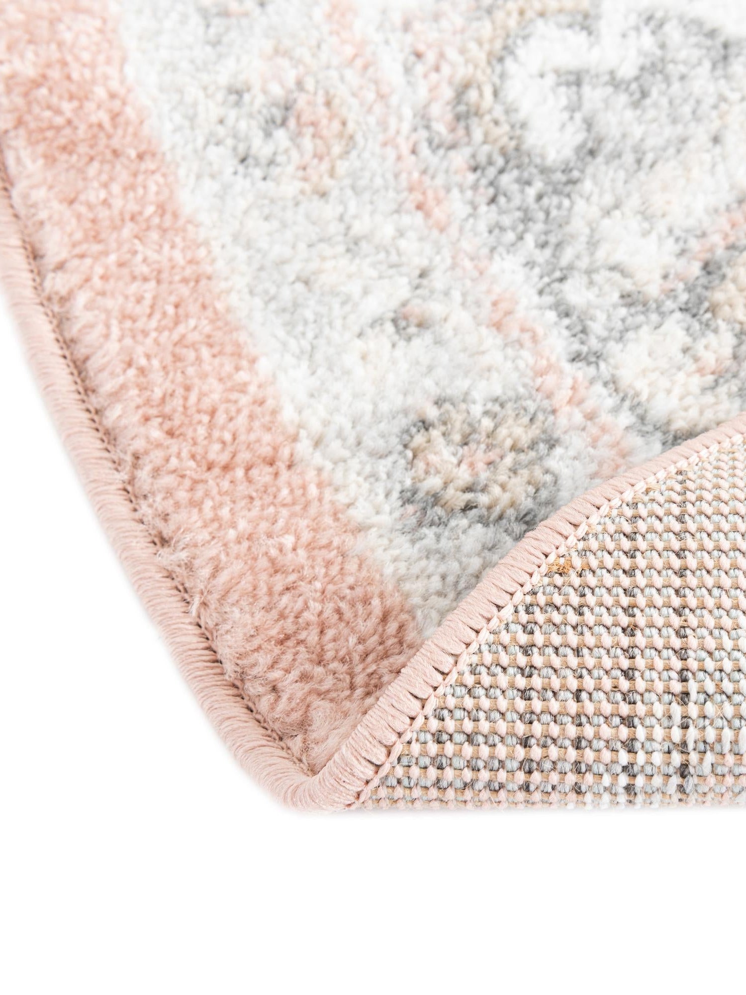 Rose 5' x 5' Aurelia Round Area Rug 100% Polypropylene & Jute Backing Living Dining Room Bedroom Office Traditional Carpet for Sale at Rug Engine