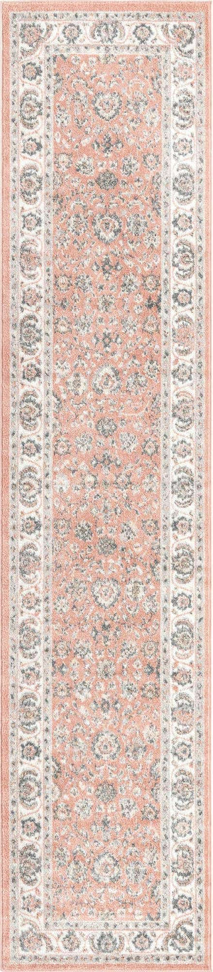 Rose 2' 7 x 12' Aurelia Runner Area Rug 100% Polypropylene & Jute Backing Living Dining Room Bedroom Office Traditional Carpet for Sale at Rug Engine