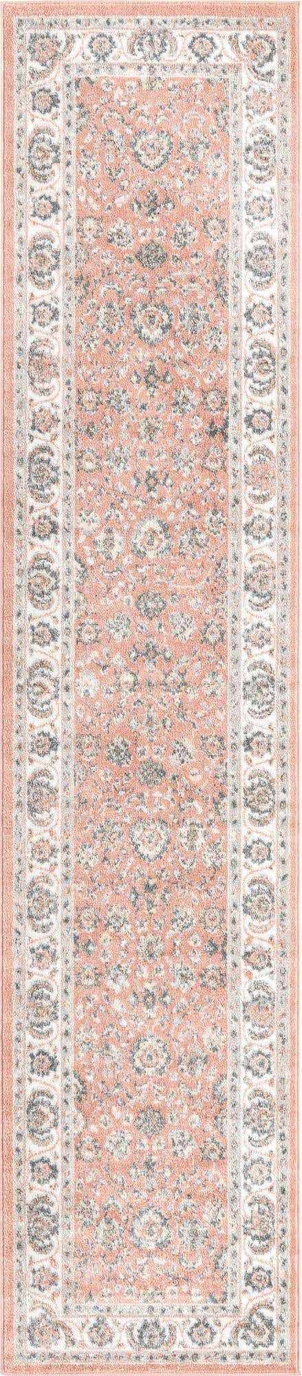 Rose 2' 7 x 12' Aurelia Runner Area Rug 100% Polypropylene & Jute Backing Living Dining Room Bedroom Office Traditional Carpet for Sale at Rug Engine