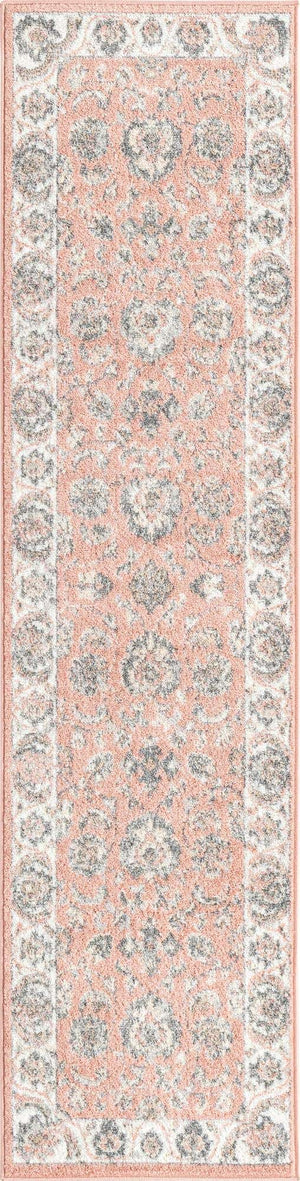 Rose 2' x 8' Aurelia Runner Area Rug 100% Polypropylene & Jute Backing Living Dining Room Bedroom Office Traditional Carpet for Sale at Rug Engine