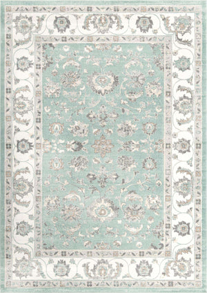 Aqua 10' x 14' Aurelia Rectangle Area Rug 100% Polypropylene & Jute Backing Living Dining Room Bedroom Office Traditional Carpet for Sale at Rug Engine