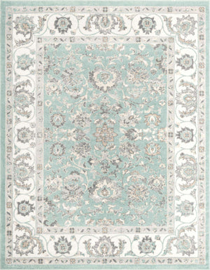 Aqua 7' 10 x 10' Aurelia Rectangle Area Rug 100% Polypropylene & Jute Backing Living Dining Room Bedroom Office Traditional Carpet for Sale at Rug Engine