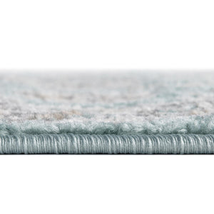 Aqua 6' x 9' Aurelia Rectangle Area Rug 100% Polypropylene & Jute Backing Living Dining Room Bedroom Office Traditional Carpet for Sale at Rug Engine