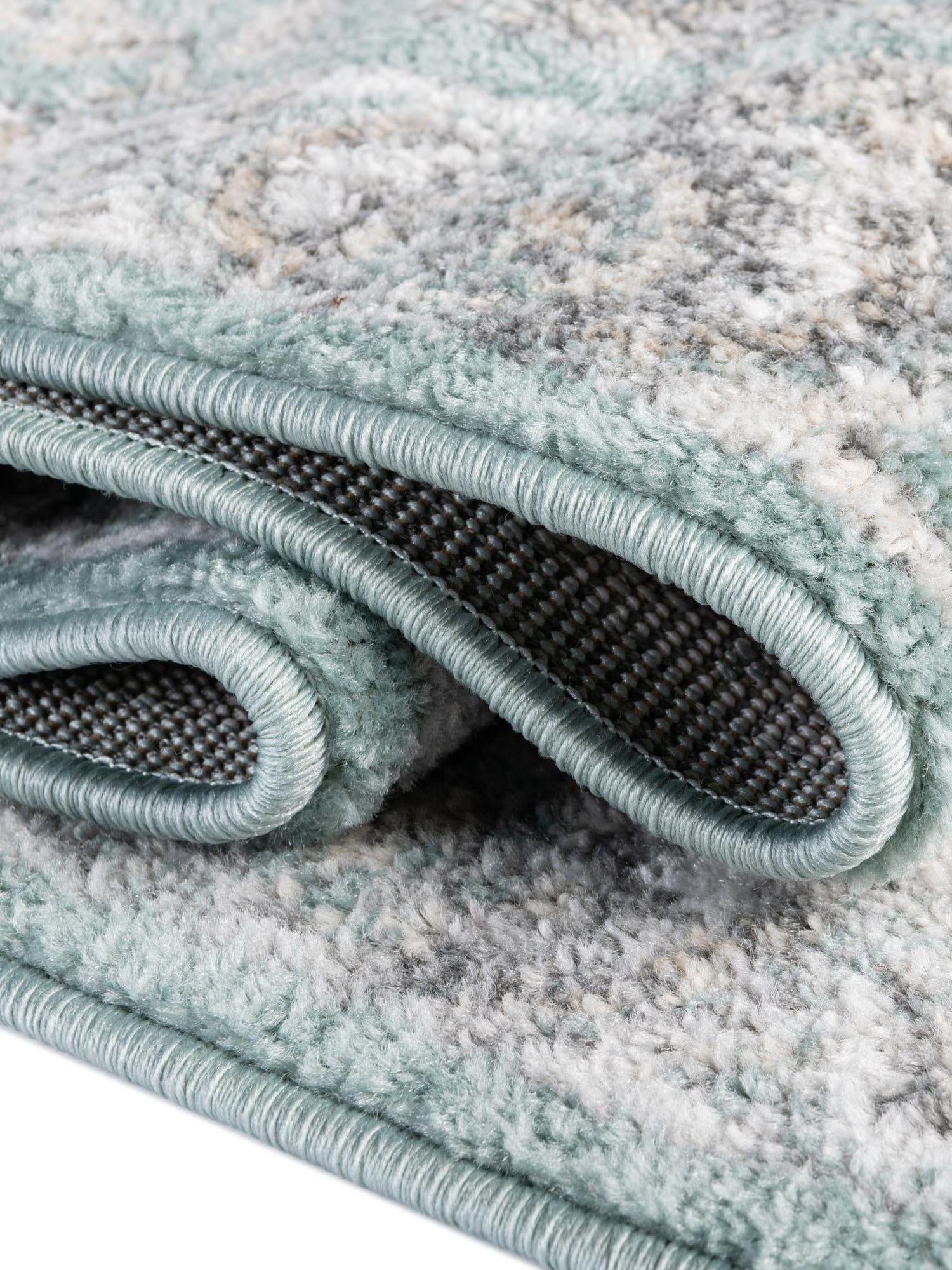 Aqua 6' x 9' Aurelia Rectangle Area Rug 100% Polypropylene & Jute Backing Living Dining Room Bedroom Office Traditional Carpet for Sale at Rug Engine