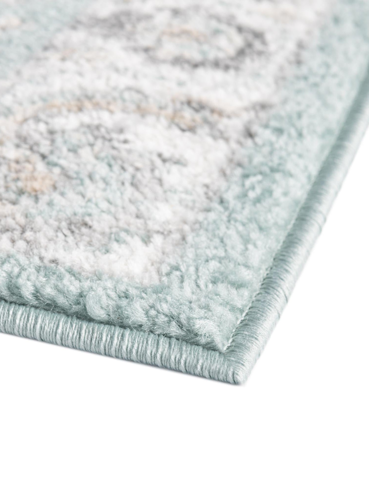 Aqua 6' x 9' Aurelia Rectangle Area Rug 100% Polypropylene & Jute Backing Living Dining Room Bedroom Office Traditional Carpet for Sale at Rug Engine