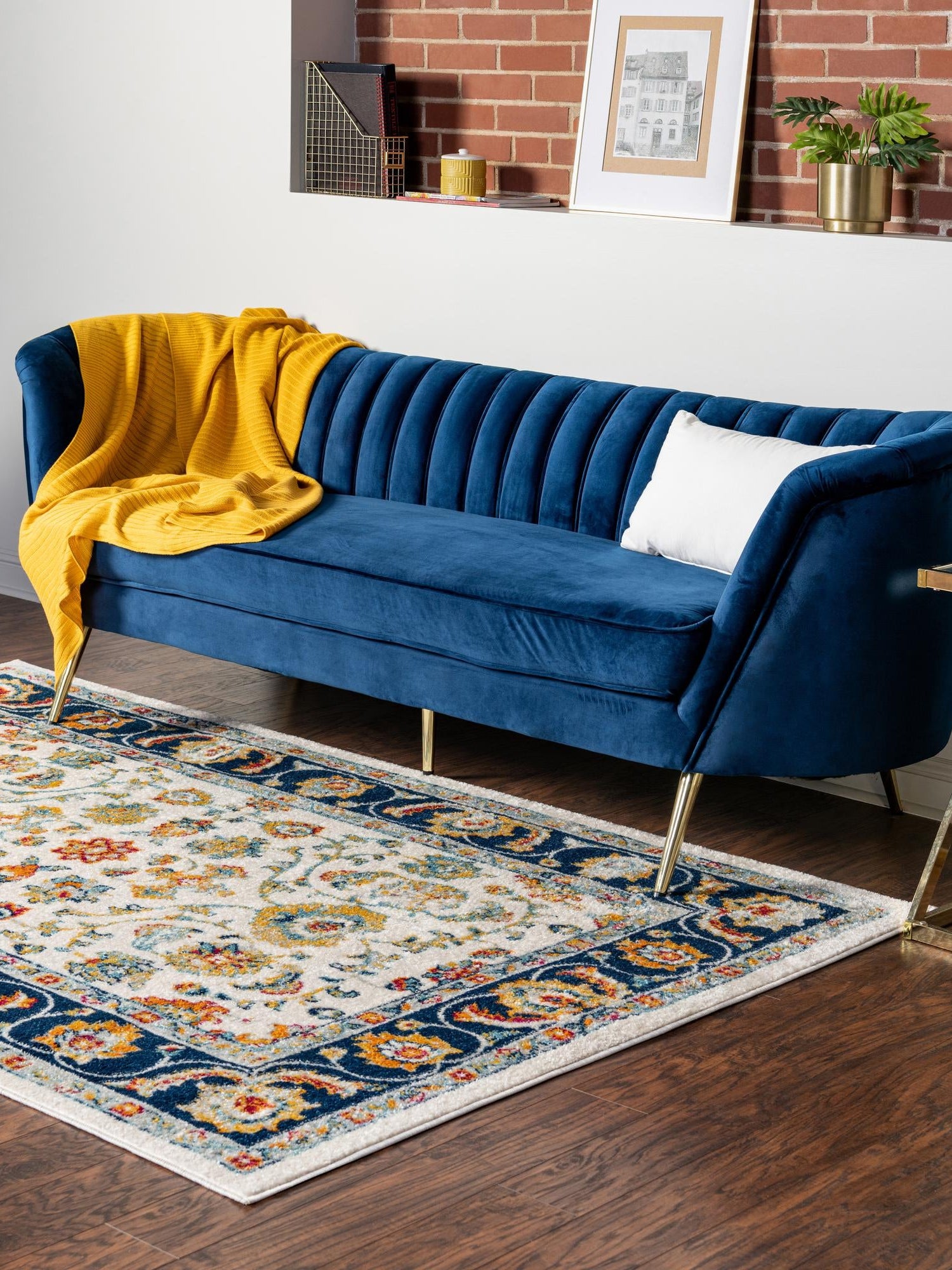Multicolor 3' x 5' 3 Aurelia Rectangle Area Rug 100% Polypropylene & Jute Backing Living Dining Room Bedroom Office Traditional Carpet for Sale at Rug Engine