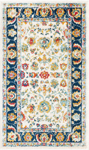 Multicolor 3' x 5' 3 Aurelia Rectangle Area Rug 100% Polypropylene & Jute Backing Living Dining Room Bedroom Office Traditional Carpet for Sale at Rug Engine
