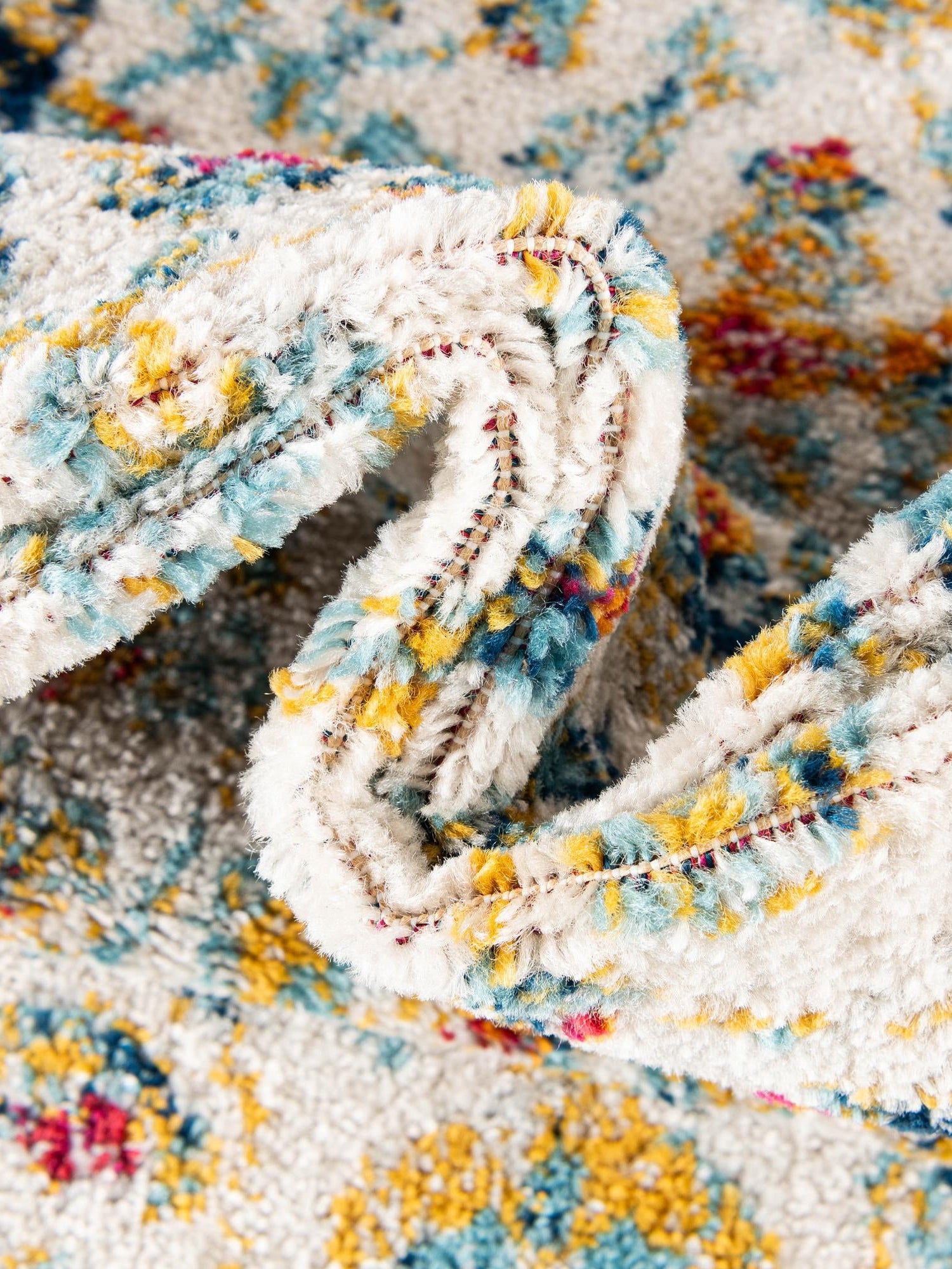 Multicolor 2' 7 x 12' Aurelia Runner Area Rug 100% Polypropylene & Jute Backing Living Dining Room Bedroom Office Traditional Carpet for Sale at Rug Engine
