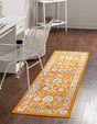 Orange 2' x 8' Aurelia Runner Area Rug 100% Polypropylene & Jute Backing Living Dining Room Bedroom Office Traditional Carpet for Sale at Rug Engine