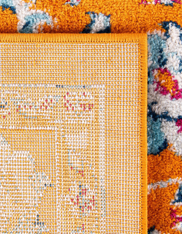 Orange 2' 7 x 12' Aurelia Runner Area Rug 100% Polypropylene & Jute Backing Living Dining Room Bedroom Office Traditional Carpet for Sale at Rug Engine