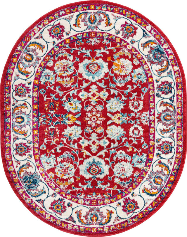 Magenta 7' 10 x 10' Aurelia Oval Area Rug 100% Polypropylene & Jute Backing Living Dining Room Bedroom Office Traditional Carpet for Sale at Rug Engine