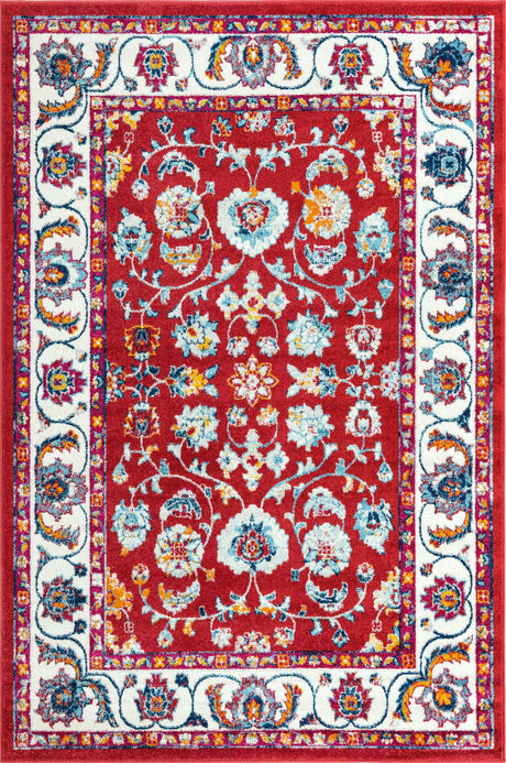 Magenta 6' x 9' Aurelia Rectangle Area Rug 100% Polypropylene & Jute Backing Living Dining Room Bedroom Office Traditional Carpet for Sale at Rug Engine
