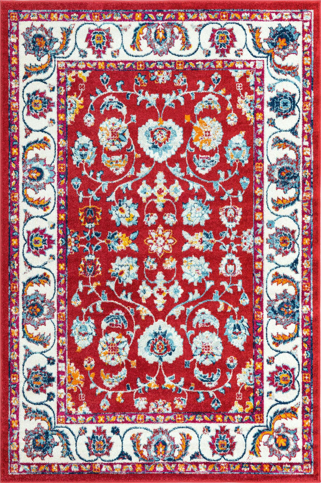 Magenta 6' x 9' Aurelia Rectangle Area Rug 100% Polypropylene & Jute Backing Living Dining Room Bedroom Office Traditional Carpet for Sale at Rug Engine