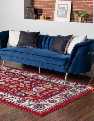Magenta 7' 10 x 10' Aurelia Rectangle Area Rug 100% Polypropylene & Jute Backing Living Dining Room Bedroom Office Traditional Carpet for Sale at Rug Engine