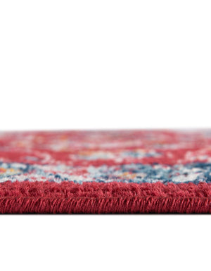 Magenta 5' x 8' Aurelia Oval Area Rug 100% Polypropylene & Jute Backing Living Dining Room Bedroom Office Traditional Carpet for Sale at Rug Engine