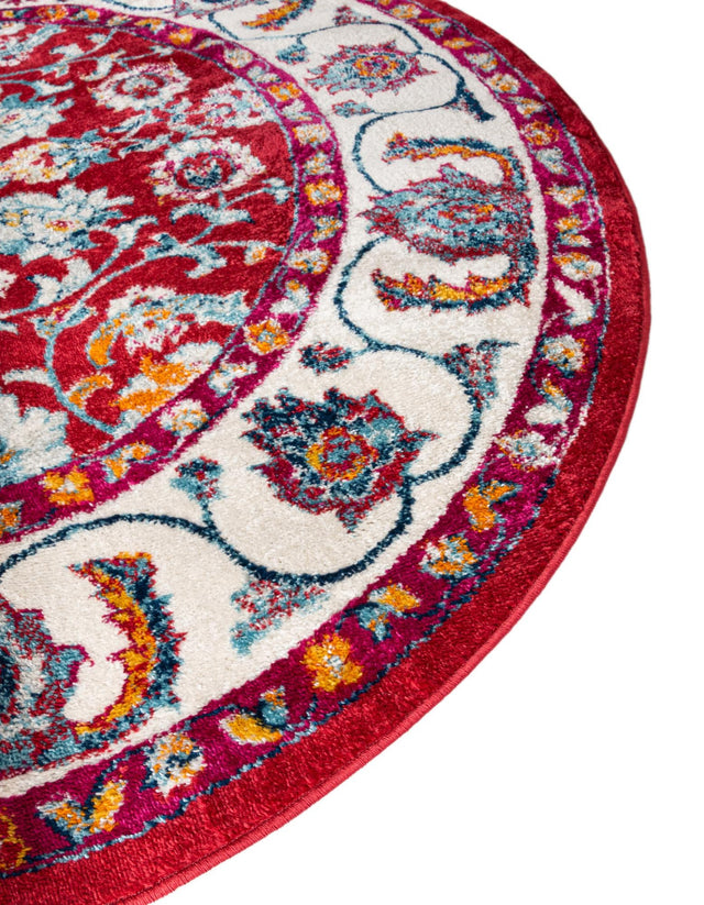 Magenta 5' x 8' Aurelia Oval Area Rug 100% Polypropylene & Jute Backing Living Dining Room Bedroom Office Traditional Carpet for Sale at Rug Engine