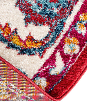 Magenta 5' x 8' Aurelia Oval Area Rug 100% Polypropylene & Jute Backing Living Dining Room Bedroom Office Traditional Carpet for Sale at Rug Engine