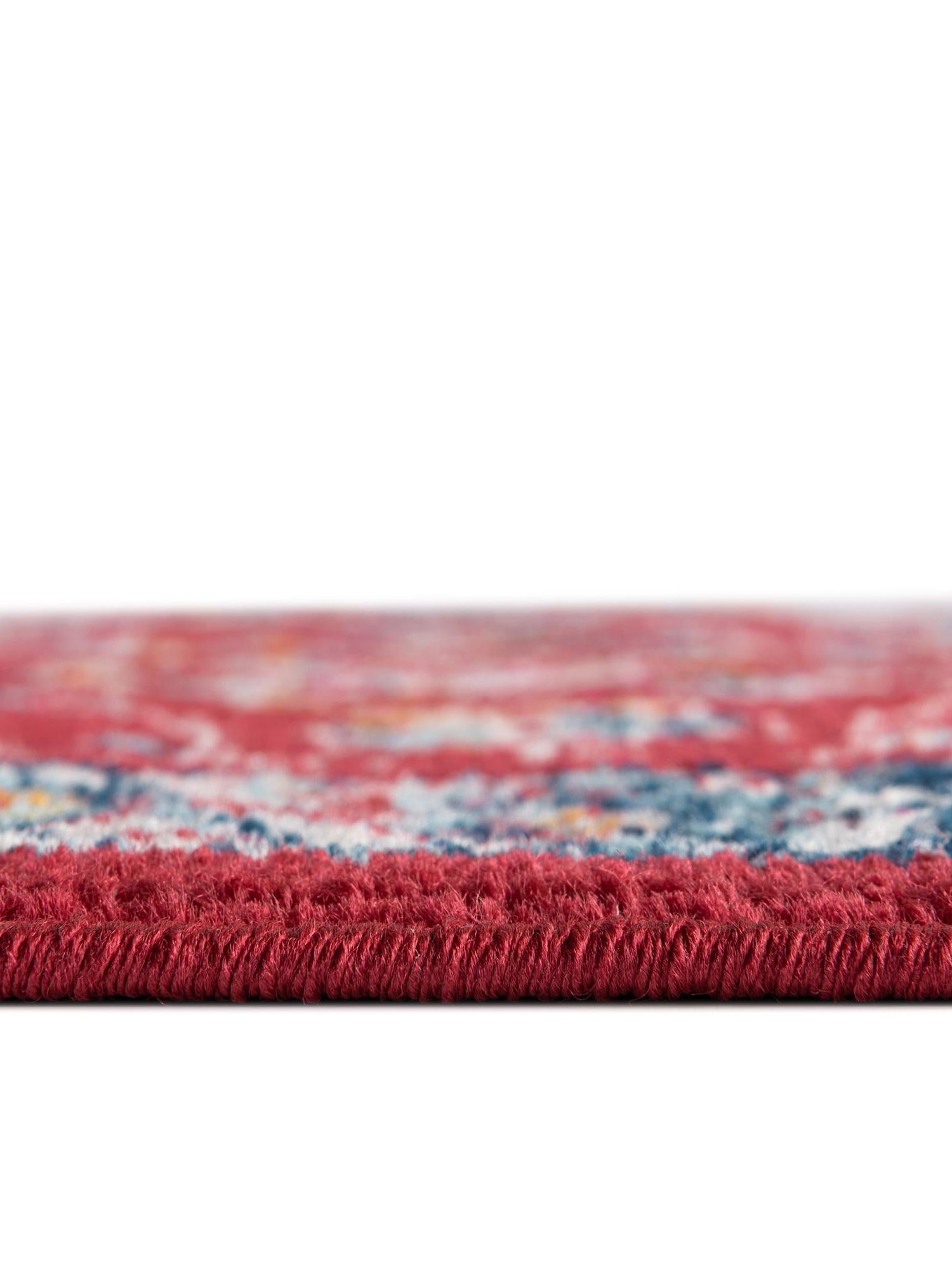 Magenta 5' x 5' Aurelia Round Area Rug 100% Polypropylene & Jute Backing Living Dining Room Bedroom Office Traditional Carpet for Sale at Rug Engine
