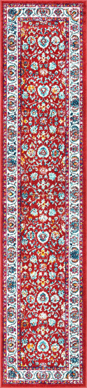 Magenta 2' 7 x 12' Aurelia Runner Area Rug 100% Polypropylene & Jute Backing Living Dining Room Bedroom Office Traditional Carpet for Sale at Rug Engine
