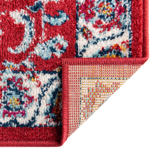 Magenta 2' 7 x 12' Aurelia Runner Area Rug 100% Polypropylene & Jute Backing Living Dining Room Bedroom Office Traditional Carpet for Sale at Rug Engine
