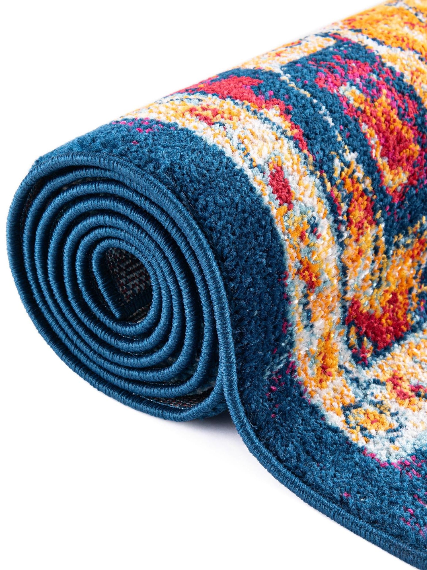 Multicolor 2' x 3' Parker Rectangle Area Rug Traditional Motif Classic Design Stain Resistant Carpet for Living, Dining, Bedrooms, Kitchen, Office for Sale at Rug Engine
