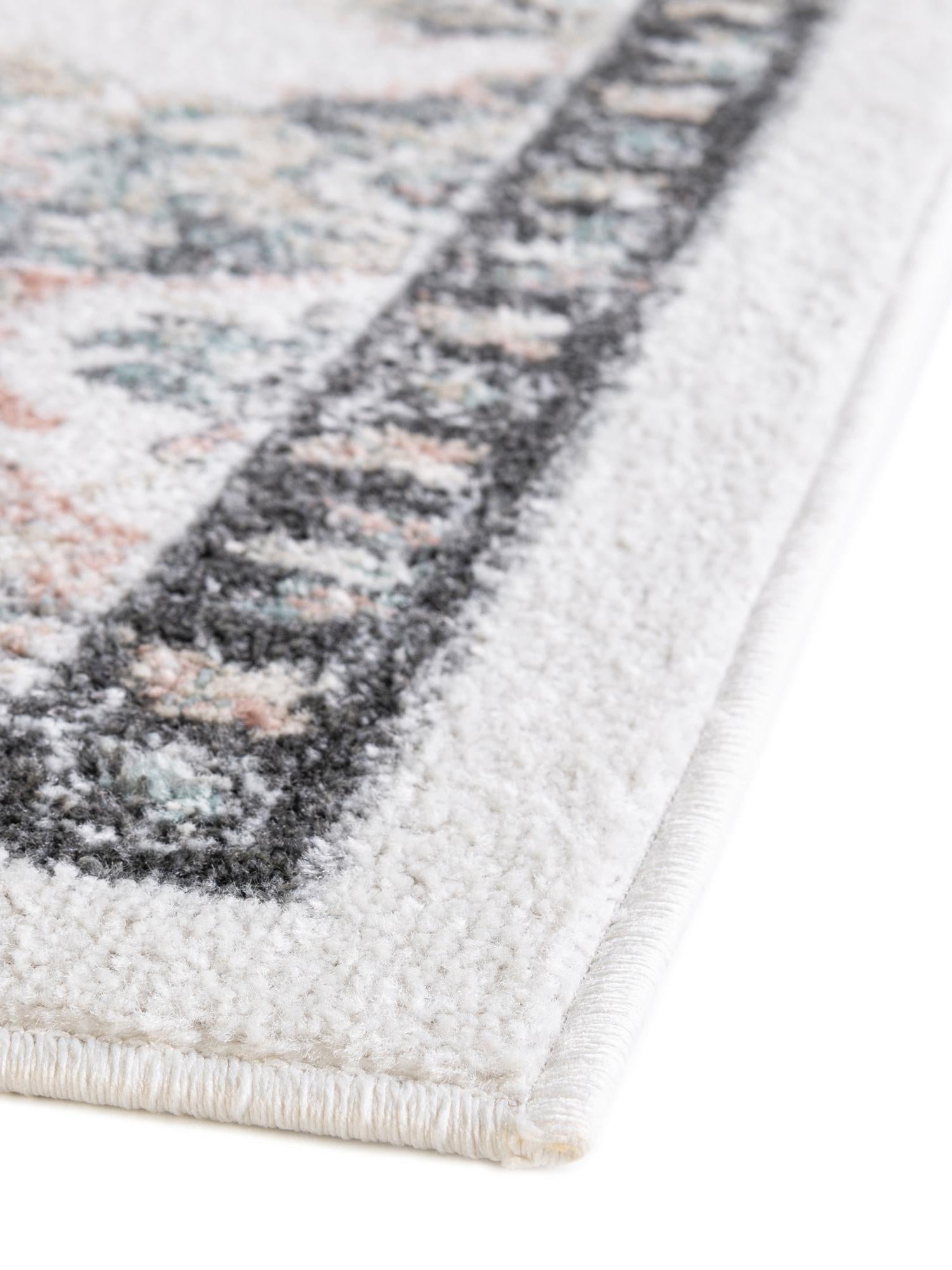 Ivory 10' x 13' Parker Rectangle Area Rug Traditional Motif Classic Design Stain Resistant Carpet for Living, Dining, Bedrooms, Kitchen, Office for Sale at Rug Engine