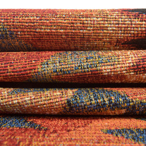Multicolor 2' 7 x 5' 3 Outdoor Tribal Runner Area Rug Weather Resistant for Patio, Deck, Terrace, Balcony, Porch Traditional Design Water Safe Outside Carpet for Sale at Rug Engine