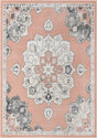 Rose 10' x 14' Parker Rectangle Area Rug Traditional Motif Classic Design Stain Resistant Carpet for Living, Dining, Bedrooms, Kitchen, Office for Sale at Rug Engine
