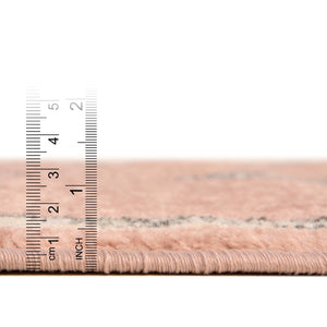 Rose 10' x 14' Parker Rectangle Area Rug Traditional Motif Classic Design Stain Resistant Carpet for Living, Dining, Bedrooms, Kitchen, Office for Sale at Rug Engine