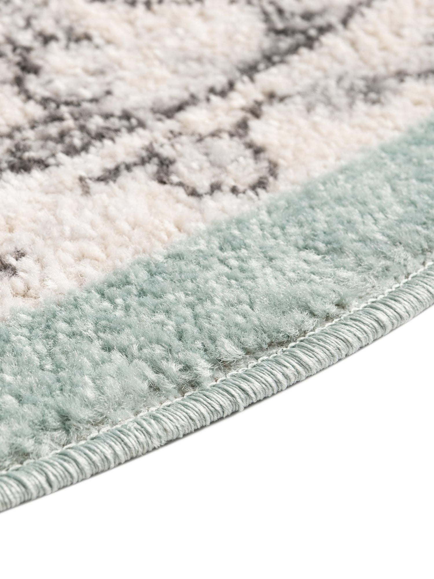 Aqua 5' x 8' Parker Oval Area Rug Traditional Motif Classic Design Stain Resistant Carpet for Living, Dining, Bedrooms, Kitchen, Office for Sale at Rug Engine