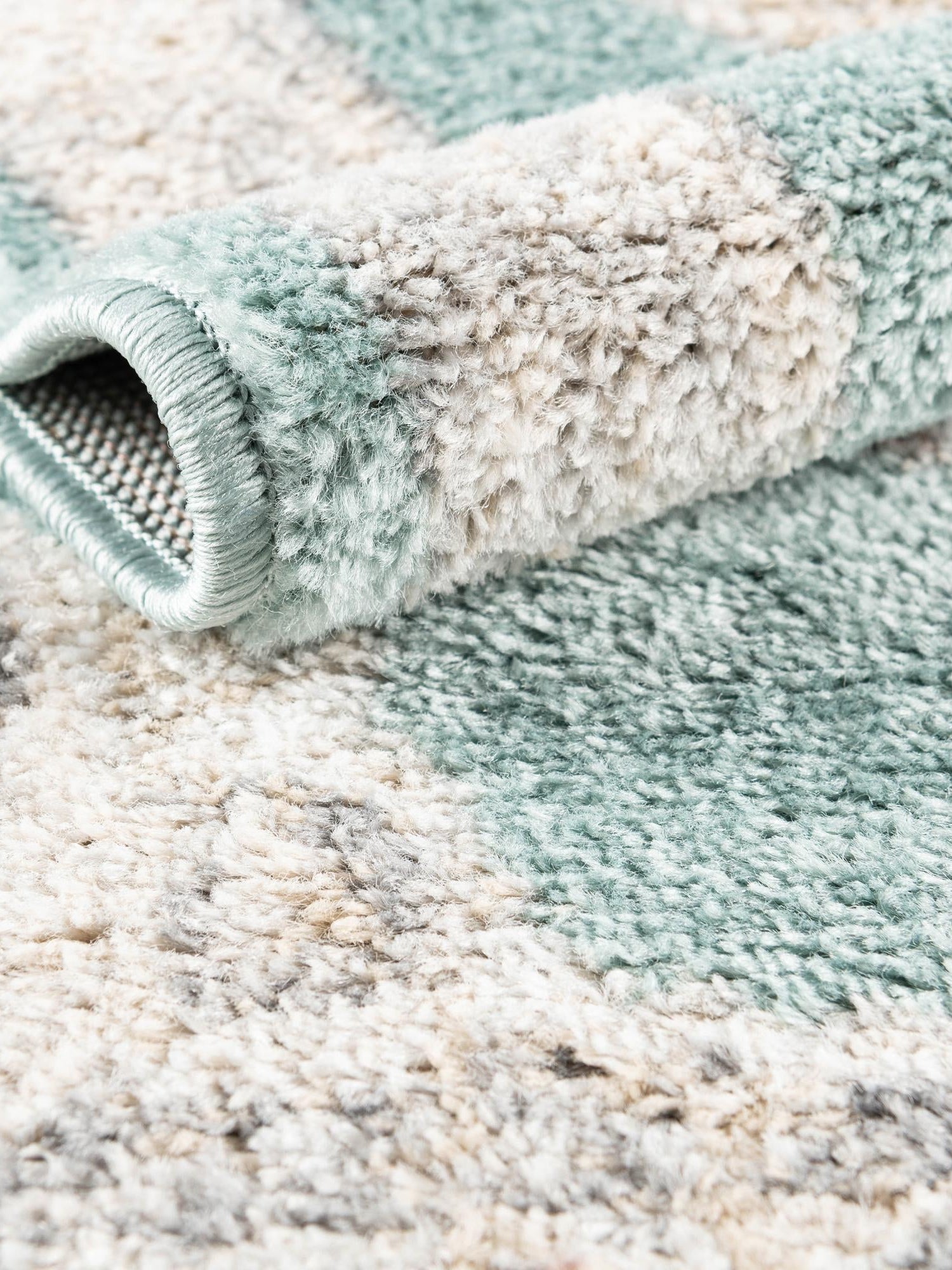 Aqua 2' x 8' Parker Runner Area Rug Traditional Motif Classic Design Stain Resistant Carpet for Living, Dining, Bedrooms, Kitchen, Office for Sale at Rug Engine