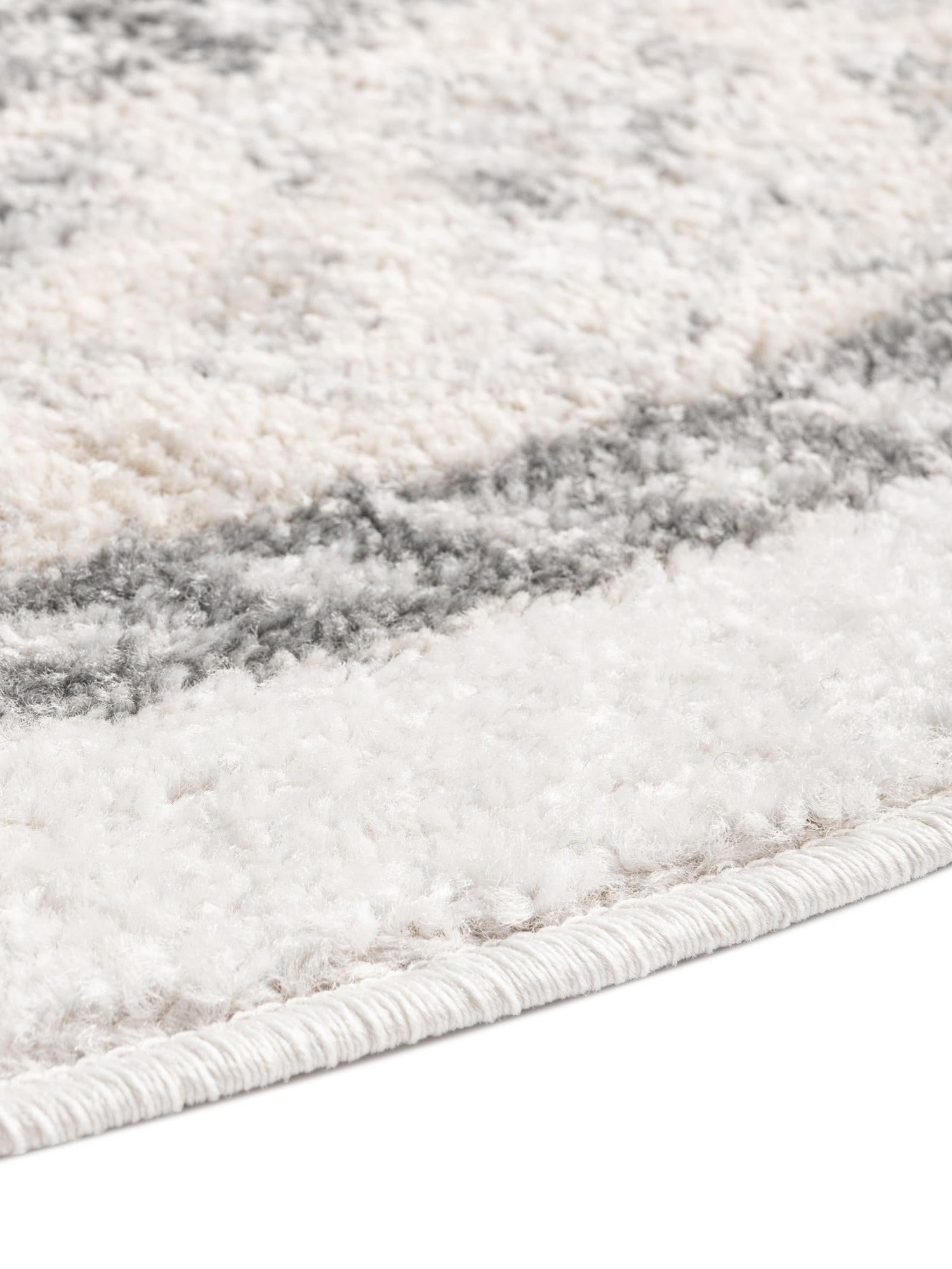 Ivory 5' x 5' Parker Round Area Rug Traditional Motif Classic Design Stain Resistant Carpet for Living, Dining, Bedrooms, Kitchen, Office for Sale at Rug Engine