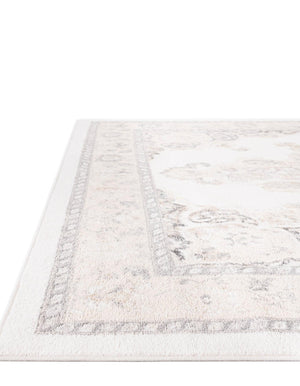 Ivory 7' 10 x 7' 10 Parker Octagon Area Rug Traditional Motif Classic Design Stain Resistant Carpet for Living, Dining, Bedrooms, Kitchen, Office for Sale at Rug Engine
