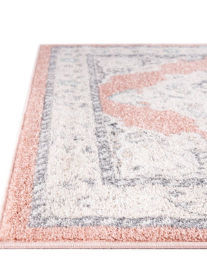 Rose 7' 10 x 10' Parker Rectangle Area Rug Traditional Motif Classic Design Stain Resistant Carpet for Living, Dining, Bedrooms, Kitchen, Office for Sale at Rug Engine