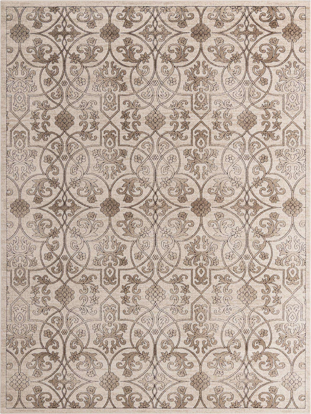 Dark Beige 9' x 12' Rushmore Rectangle Area Rug 55% Polypropylene & 45% Polyester Durable Quality Carpet for Indoor Home Decorating for Sale at Rug Engine