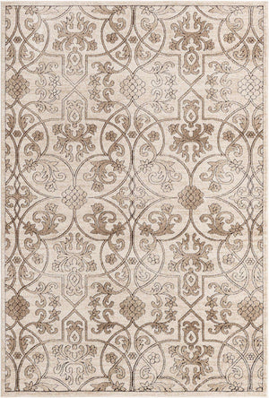 Dark Beige 6' x 9' Rushmore Rectangle Area Rug 55% Polypropylene & 45% Polyester Durable Quality Carpet for Indoor Home Decorating for Sale at Rug Engine