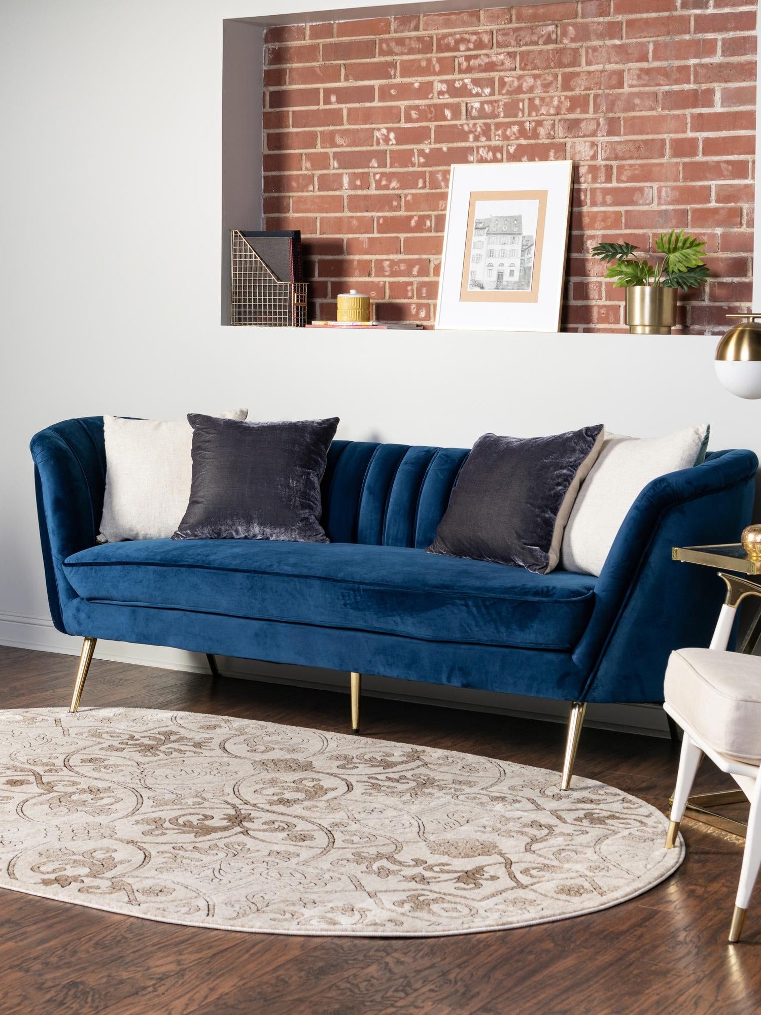 Dark Beige 4' 1 x 6' 1 Rushmore Oval Area Rug 55% Polypropylene & 45% Polyester Durable Quality Carpet for Indoor Home Decorating for Sale at Rug Engine