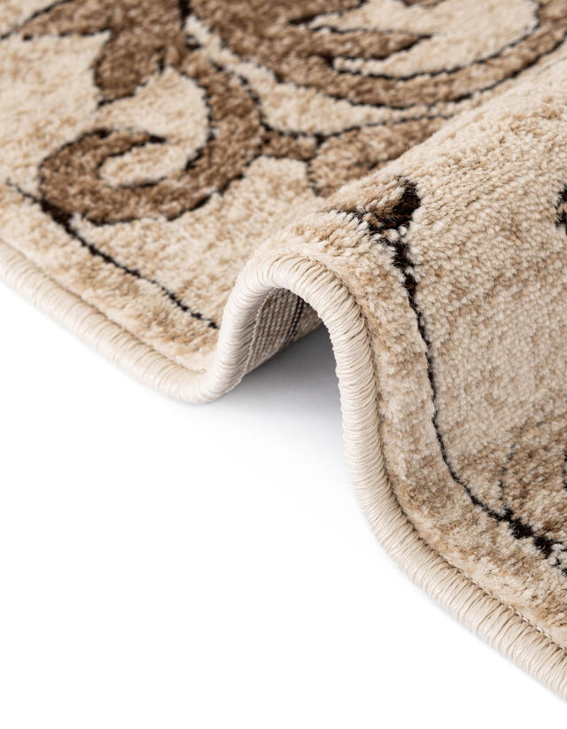Dark Beige 7' 10 x 7' 10 Rushmore Octagon Area Rug 55% Polypropylene & 45% Polyester Durable Quality Carpet for Indoor Home Decorating for Sale at Rug Engine