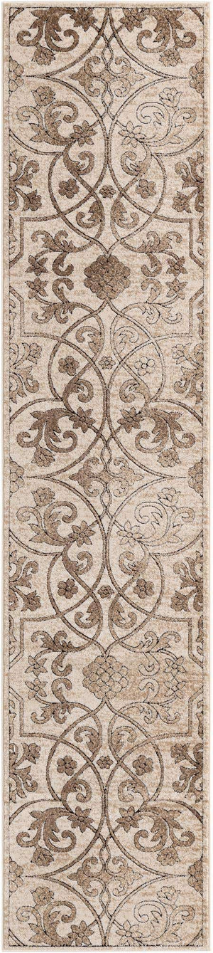 Dark Beige 2' 7 x 12' Rushmore Runner Area Rug 55% Polypropylene & 45% Polyester Durable Quality Carpet for Indoor Home Decorating for Sale at Rug Engine