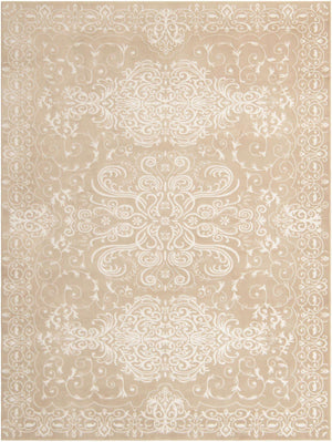 Beige 9' x 12' Rushmore Rectangle Area Rug 55% Polypropylene & 45% Polyester Durable Quality Carpet for Indoor Home Decorating for Sale at Rug Engine