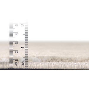 Beige 6' x 9' Rushmore Oval Area Rug 55% Polypropylene & 45% Polyester Durable Quality Carpet for Indoor Home Decorating for Sale at Rug Engine