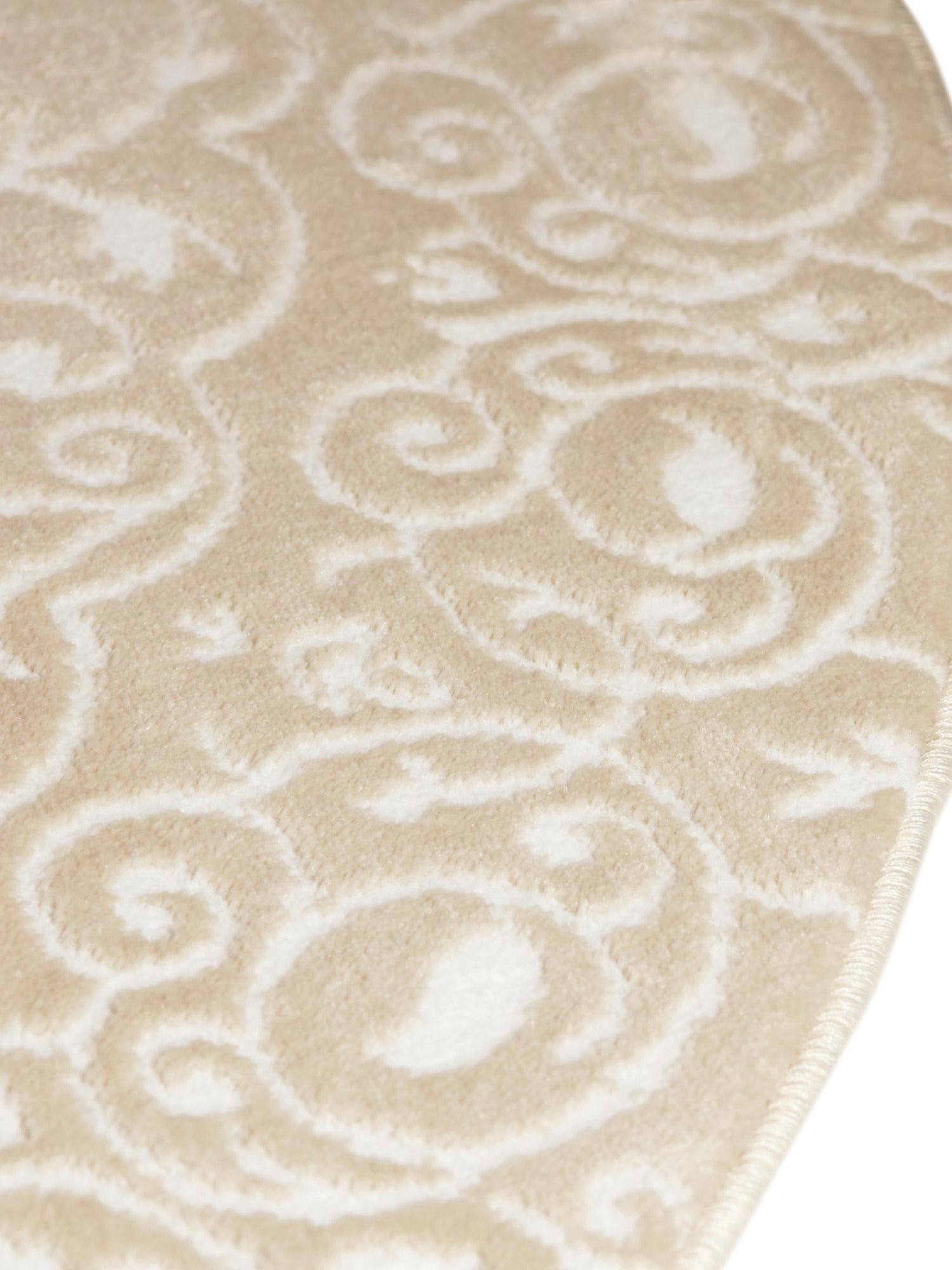 Beige 7' 10 x 10' Rushmore Oval Area Rug 55% Polypropylene & 45% Polyester Durable Quality Carpet for Indoor Home Decorating for Sale at Rug Engine