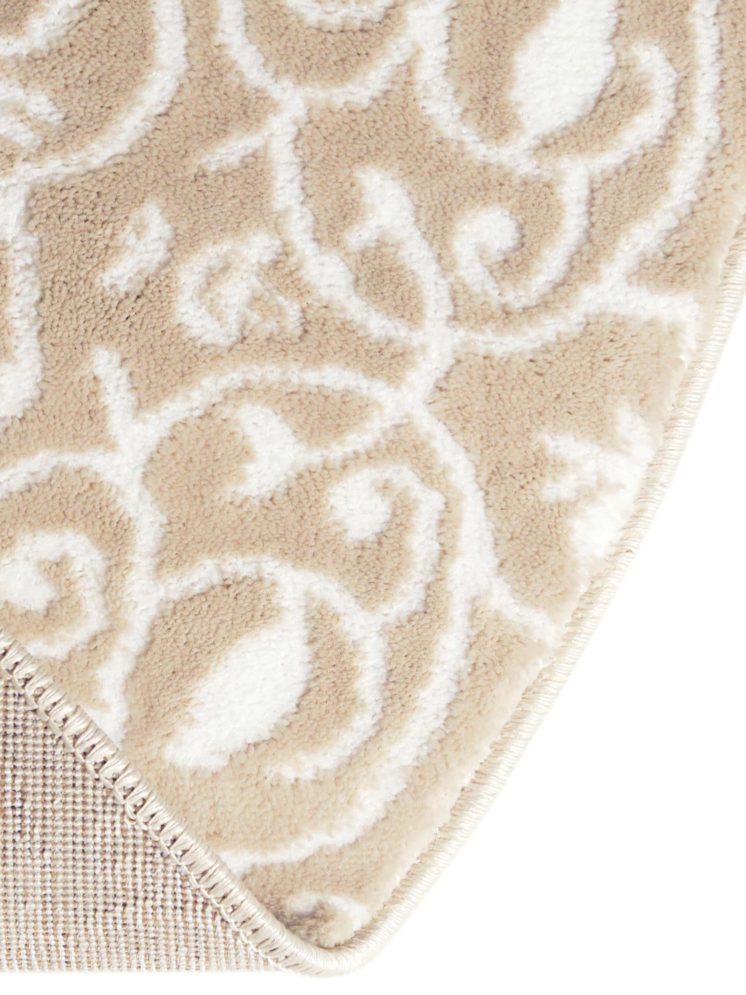 Beige 4' 1 x 6' 1 Rushmore Oval Area Rug 55% Polypropylene & 45% Polyester Durable Quality Carpet for Indoor Home Decorating for Sale at Rug Engine