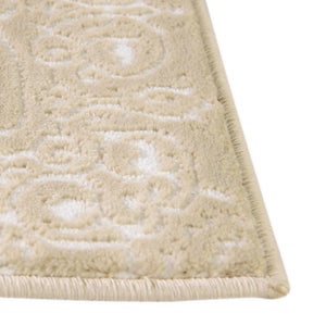 Beige 5' 3 x 5' 3 Rushmore Octagon Area Rug 55% Polypropylene & 45% Polyester Durable Quality Carpet for Indoor Home Decorating for Sale at Rug Engine
