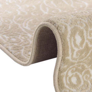 Beige 6' x 6' Rushmore Octagon Area Rug 55% Polypropylene & 45% Polyester Durable Quality Carpet for Indoor Home Decorating for Sale at Rug Engine