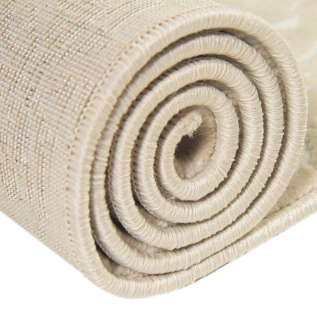 Beige 6' x 6' Rushmore Octagon Area Rug 55% Polypropylene & 45% Polyester Durable Quality Carpet for Indoor Home Decorating for Sale at Rug Engine