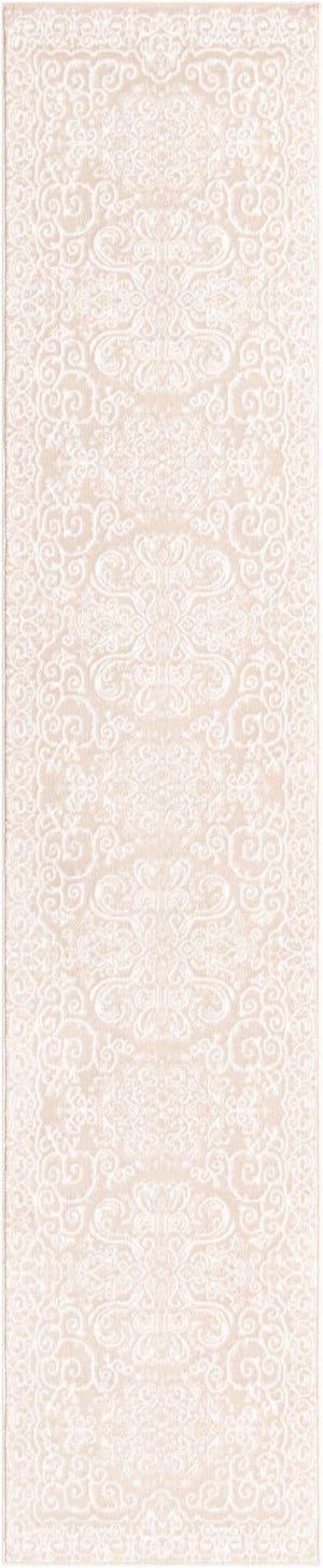 Beige 2' 7 x 12' Rushmore Runner Area Rug 55% Polypropylene & 45% Polyester Durable Quality Carpet for Indoor Home Decorating for Sale at Rug Engine