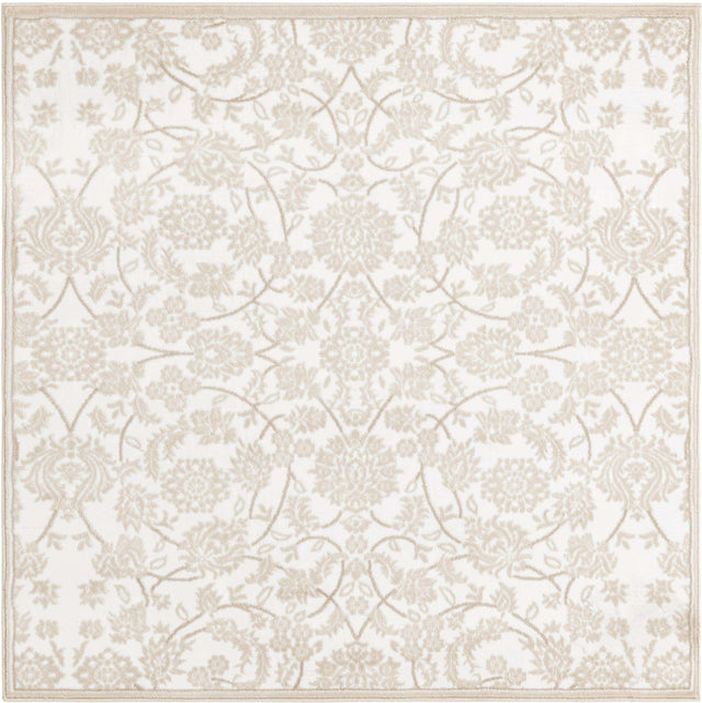 Snow White 5' 3 x 5' 3 Rushmore Square Area Rug 55% Polypropylene & 45% Polyester Durable Quality Carpet for Indoor Home Decorating for Sale at Rug Engine